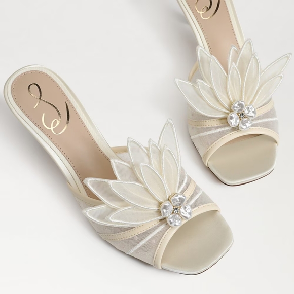 Sz 8 sam edelman . Beautiful shoes Pauline kitten heel mule - Picture 6 of 6